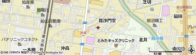 福島県福島市太平寺毘沙門堂10周辺の地図