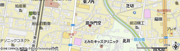福島県福島市太平寺毘沙門堂27周辺の地図