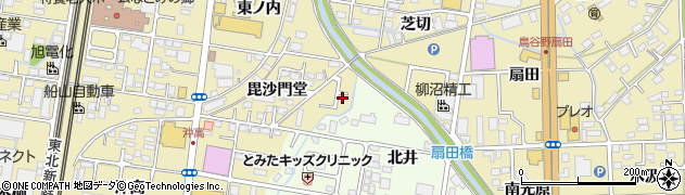 福島県福島市太平寺毘沙門堂19周辺の地図