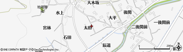 福島県福島市佐原太田周辺の地図