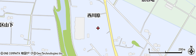 福島県南相馬市鹿島区角川原（西川原）周辺の地図