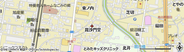 福島県福島市太平寺毘沙門堂29周辺の地図