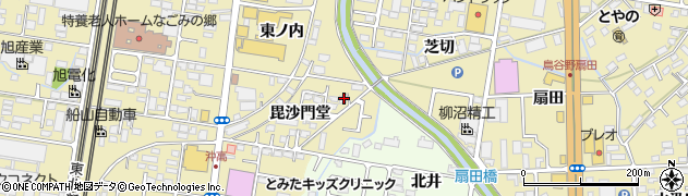 福島県福島市太平寺毘沙門堂34周辺の地図