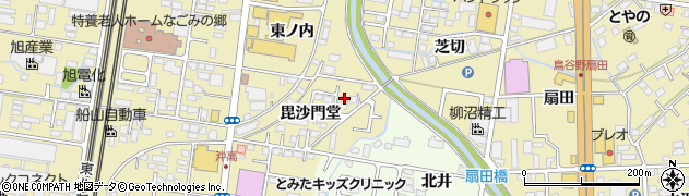 福島県福島市太平寺毘沙門堂31周辺の地図