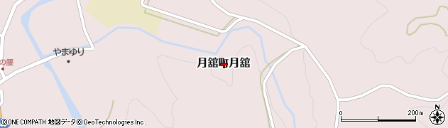 福島県伊達市月舘町月舘周辺の地図