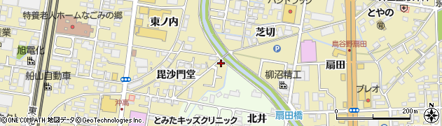 福島県福島市太平寺毘沙門堂21周辺の地図