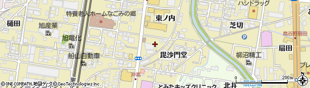 福島県福島市太平寺毘沙門堂5周辺の地図