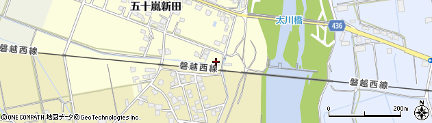 新潟県五泉市五十嵐新田1095周辺の地図