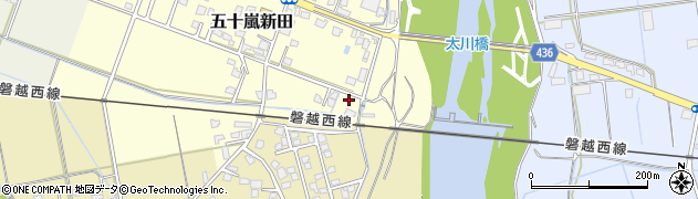 新潟県五泉市五十嵐新田1096周辺の地図