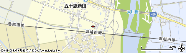 新潟県五泉市五十嵐新田1098周辺の地図