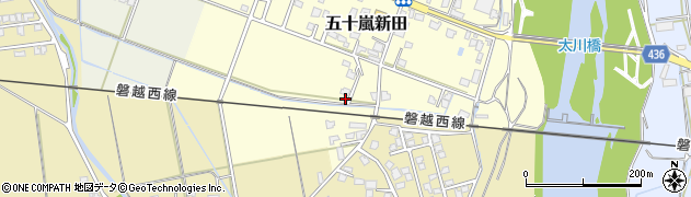 新潟県五泉市五十嵐新田1132周辺の地図