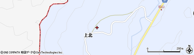 福島県伊達市霊山町上小国（仲北）周辺の地図