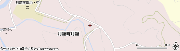福島県伊達市月舘町月舘（細布）周辺の地図