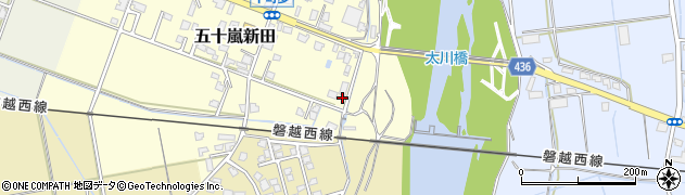 新潟県五泉市五十嵐新田1089周辺の地図