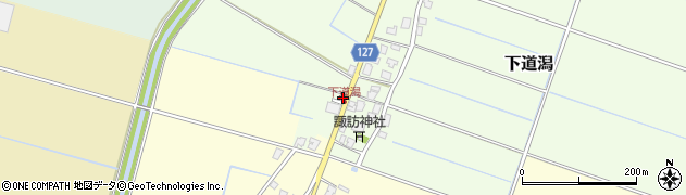 新潟県新潟市南区下道潟152周辺の地図