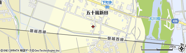 新潟県五泉市五十嵐新田1106周辺の地図