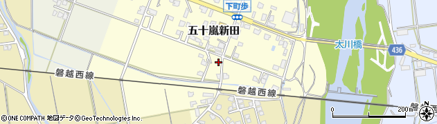 新潟県五泉市五十嵐新田1105周辺の地図