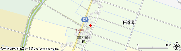 新潟県新潟市南区下道潟175周辺の地図