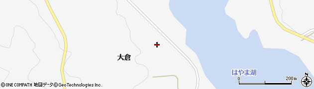 福島県飯舘村（相馬郡）大倉（大倉）周辺の地図