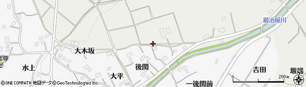 福島県福島市土船上林25周辺の地図