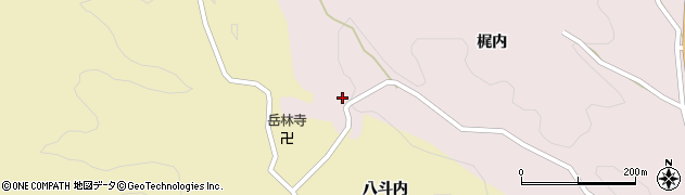 福島県伊達市月舘町月舘菅田周辺の地図