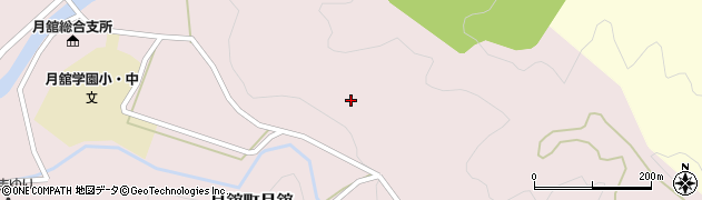 福島県伊達市月舘町月舘舘9周辺の地図