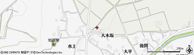 福島県福島市土船上林2周辺の地図