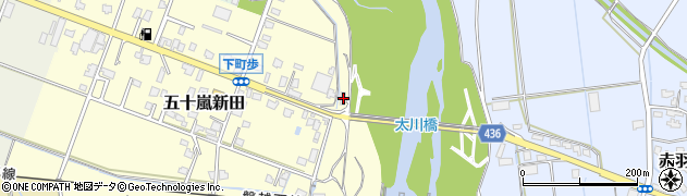 新潟県五泉市五十嵐新田1022周辺の地図