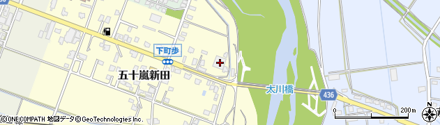 新潟県五泉市五十嵐新田1019周辺の地図