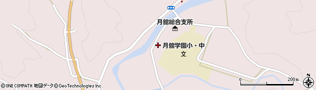 福島県伊達市月舘町月舘（久保田）周辺の地図