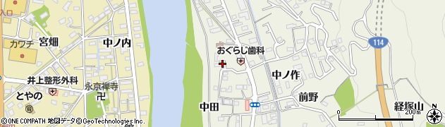 福島県福島市小倉寺敷ケ森周辺の地図