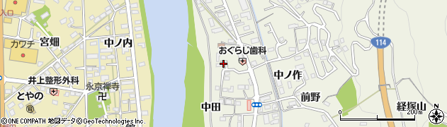 福島県福島市小倉寺（敷ケ森）周辺の地図