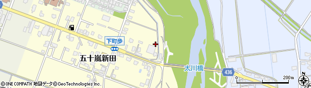 新潟県五泉市五十嵐新田966周辺の地図