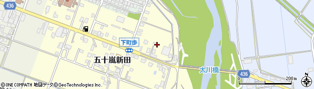 新潟県五泉市五十嵐新田1016-2周辺の地図
