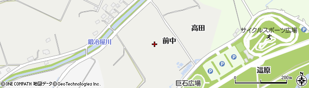 福島県福島市土船（前中）周辺の地図