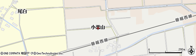 新潟県五泉市小栗山周辺の地図