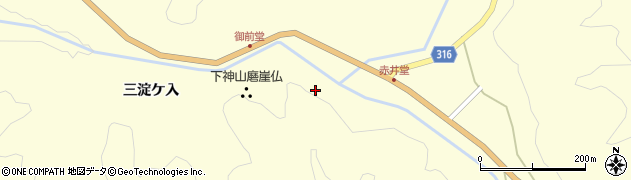 福島県伊達市月舘町布川御前堂周辺の地図