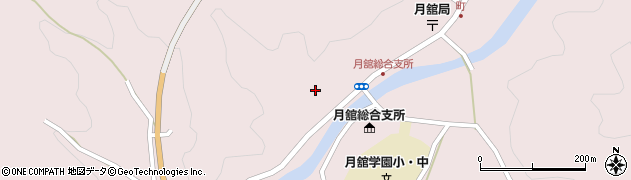 福島県伊達市月舘町月舘（天王山）周辺の地図