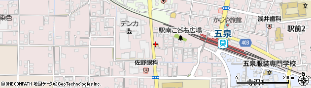 くるまやラーメン 新潟五泉店周辺の地図