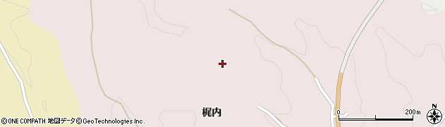 福島県伊達市月舘町月舘（梶内山）周辺の地図