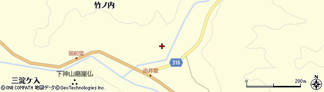 福島県伊達市月舘町布川竹ノ内41周辺の地図