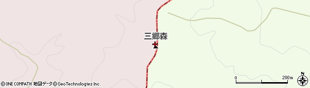 三郷森周辺の地図