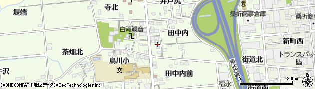 福島県福島市上鳥渡田中内40周辺の地図