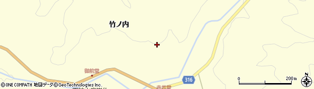 福島県伊達市月舘町布川竹ノ内102周辺の地図