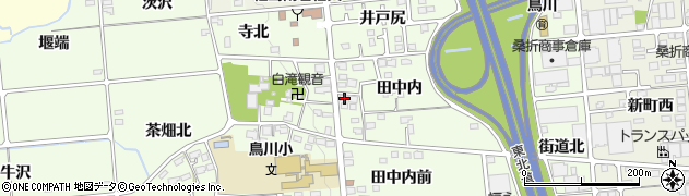 福島県福島市上鳥渡田中内39周辺の地図