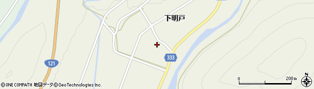 福島県喜多方市熱塩加納町熱塩宮ノ下周辺の地図