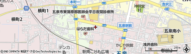 大光銀行五泉支店 ＡＴＭ周辺の地図