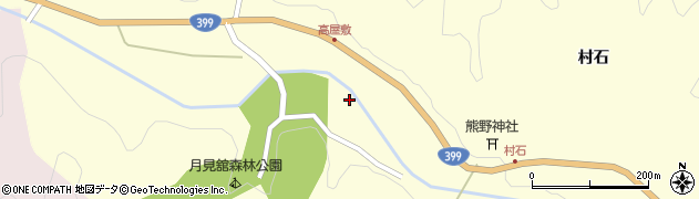 福島県伊達市月舘町布川向田周辺の地図