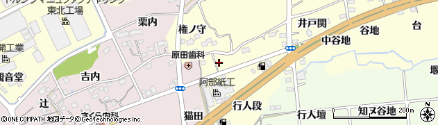 福島県福島市佐倉下（権ノ守前）周辺の地図