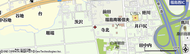 福島県福島市上鳥渡寺北19周辺の地図